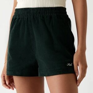 Kith Women's Dark Green Corduroy Athletic Shorts